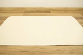 Kúpeľňový koberček Coral Velvet krémový