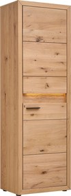 XXXLutz PREDSIEŇOVÁ SKRIŇA, farba duba, sukový dub, 63,8/199/40 cm Linea Natura - Skrine - 001770003005