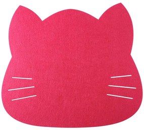 Prestieranie na stôl mačka 38x34 cm amarant