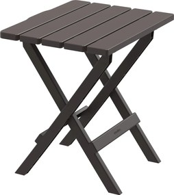 Skladací plastový balkónový nábytok 2+1, hnedy, Duramax IFOFXX081BR