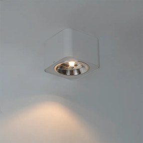 Moderný štvorcový reflektor biely - Boxer