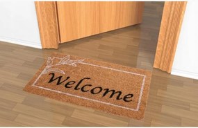 Bestent Vstupná čistiaca rohož PVC a Kokos 40x60cm Welcome White
