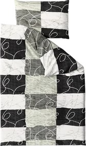 Krepové obliečky KASPARO BLEND sivé hotelová kapsa Rozmer obliečky: 70 x 90 cm | 140 x 200 cm