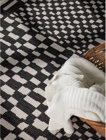 Čierny/krémovobiely vnútorný a vonkajší koberec 160x230 cm Haringey Barkham – Ted Baker