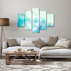 Obraz - Merkaba v tyrkysovom pozadí (150x105 cm)