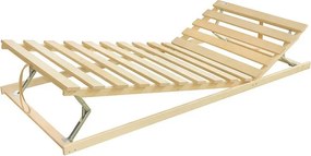 Polohovateľný latkový rošt v ráme Natural HN 90x200, 15 lát