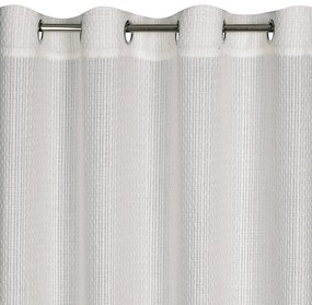 ZÁVES NA KRÚŽKOCH MADISON 140X250 CM BIELA