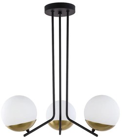 Jupiter 1719 - Luster na tyči SANTA 3xE14/40W/230V mosadz