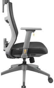 Yenkee - Kancelárska stolička čierna/šedá