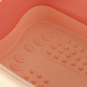 KIK Skladacia masážna miska na nohy s silikónovými výstupkami, 13 l
