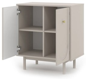 Komoda Mazoma 79 cm kašmír/zlatá