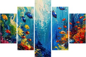 Obraz - Maľba podmorského sveta (150x105 cm)