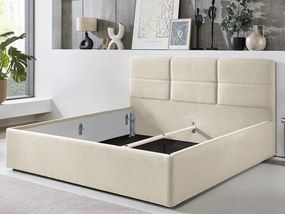 Posteľ Domango 180x200 cm, béžová látka