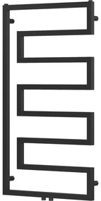 Mexen Florida, vykurovacie teleso 1080 x 600 mm, 358 W, čierna, W206-1080-600-00-70