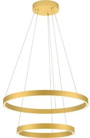 Redo 01-2889 - LED Stmievateľný luster na lanku FEBE LED/62W/230V zlatá