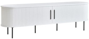 Biely TV stolík 180x56x45 cm Nola – Unique Furniture