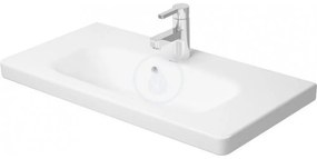 DURAVIT DuraStyle umývadlo do nábytku Compact s prepadom, 785 mm x 400 mm, biele – jednootvorové umývadlo, 2337780000