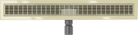 Mexen Flat M33 nerezový sprchový žľab 50 cm, zlatá, 1533050-15