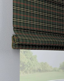 Rímska roleta Capri farba produktu zelená látka vzorované