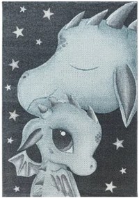 Koberce Breno Kusový koberec FUNNY 2107 Blue, modrá, viacfarebná,120 x 170 cm