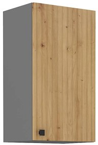 Kuchynská skrinka AVA dub artisan/antracitová 40g-72 1f