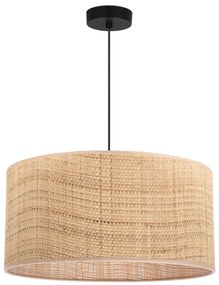 Závesné svietidlo Rattan, 1x ratanové tienidlo, (fi 45cm), b