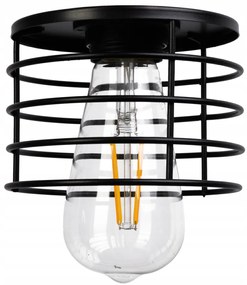 BERGE LED závesné stropné svietidlo drevený trám 2xE27 Loft Luster Spring