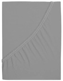 Jersey plachta do detskej postieľky EXCLUSIVE 60x120 cm sivá