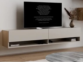 Závesná TV skrinka Asko Living, 180 cm, béžový kašmír%