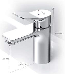 Umývadlová batéria AM.PM X-Joy FXA02800 jednopáková, chróm