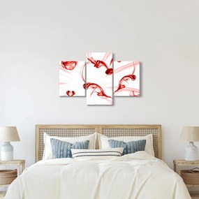 Obraz srdca z dymu (90x60 cm)