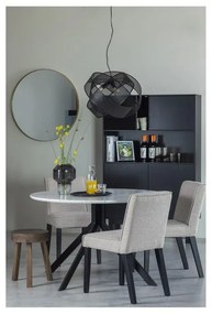 Čierna skrinka z borovicového dreva 110x170 cm Finca – WOOOD