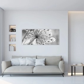 Obraz - Kvetina v zime (120x50 cm)