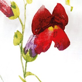 BAVLNENÉ OBLIEČKY COTTONLOVE 200X220 CM, 2 KS 70X80 CM KVETY