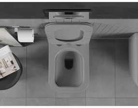 Mexen Teo WC Rimless s WC doskou slim, duroplast, svetlo-šedá matná, 30854061