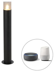 Inteligentné stojace vonkajšie svietidlo čierne 70 cm vrátane Wifi P45 - Odense