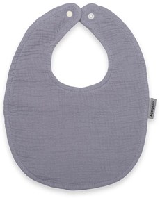 Mušelínový detský podbradník New Baby grey