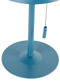 Sada 2 stolových lamp modrých vrátane LED 3-stupňový stmievač nabíjateľné a solárne - Ferre