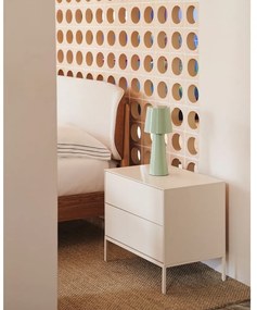 Biely nočný stolík Vedrana – Kave Home