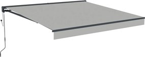 Elektrická markíza BestBerg BBSU-E350LG / 350 × 300 cm / svetlo sivá