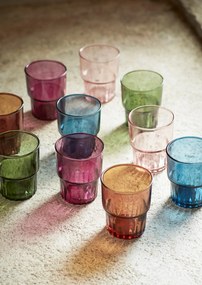 MADAM STOLTZ Pohár na vodu Colors 200 ml Zelená
