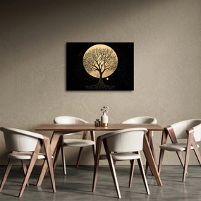Obraz – Strom v zlatom splne I. (70x50 cm)