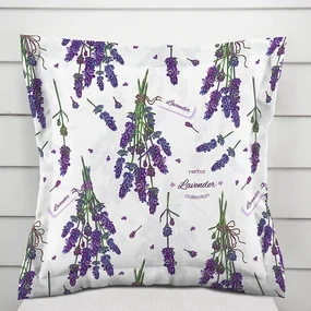 Biante Dekoračná obliečka na vankúš s lemom PML-084 Lavender 60 x 60 cm