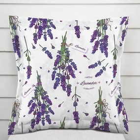 Biante Dekoračná obliečka na vankúš s lemom PML-084 Lavender 30 x 50 cm
