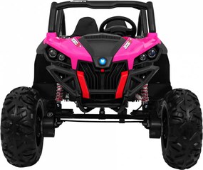 Ramiz Detský kočík SuperStar ružový + pohon 4x4 + diaľkové ovládanie + batožinový priestor + MP3 LED + zámok dverí