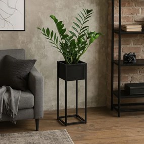 Stojan na kvety CONCOVE čierny 60 cm