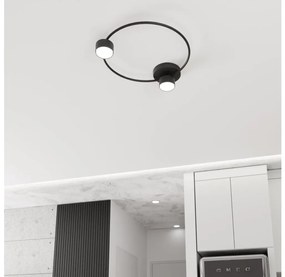 Stropné svietidlo LUCIO 2xGX53/12W/230V čierna