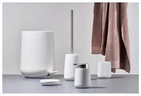 Biely pedálový plastový odpadkový kôš 5 l Nova – Zone