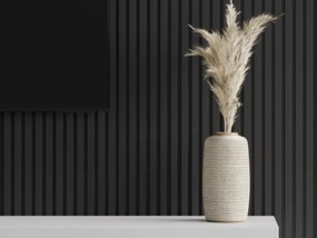 Mexen Lam-F, akustické stenové lamely 275 × 31,5 cm, filc 6 mm, čierna matná, S105-275317-2812-053