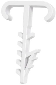 ECOLIGHT Dvojitý držiak pre 2x YDYp 2x2,5 a 3x1,0 ploché káble - 500 ks